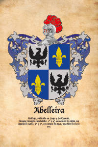 Escudo heráldico del apellido ABELLEIRA