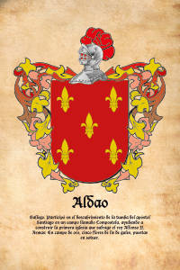 Escudo heráldico del apellido ALDAO