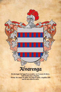 Escudo heráldico del apellido ALVARENGA