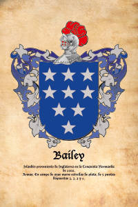 Escudo heráldico del apellido BAILEY