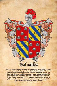 Escudo heráldico del apellido BALPARDA