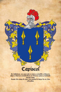 Escudo heráldico del apellido CAPISCOL
