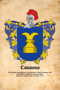 Escudo heráldico del apellido CASASSUS