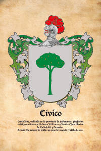 Escudo heráldico del apellido CIVICO