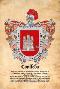 Escudo heráldico del apellido CONLLEDO