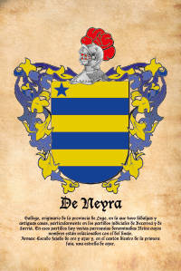 Escudo heráldico del apellido DE NEYRA