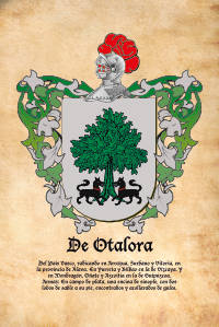 Escudo heráldico del apellido DE OTALORA