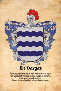 Escudo heráldico del apellido DE VARGAS