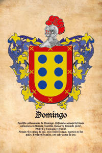 Escudo heráldico del apellido DOMINGO
