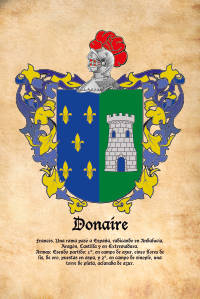 Escudo heráldico del apellido DONAIRE