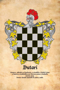 Escudo heráldico del apellido DUTARI