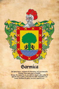 Escudo heráldico del apellido GARMICA
