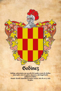 Escudo heráldico del apellido GODINEZ