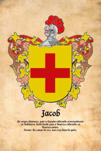 Escudo heráldico del apellido JACOB