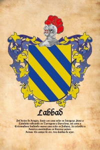 Escudo heráldico del apellido LABBAD