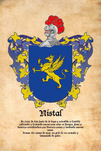 Escudo heráldico del apellido NISTAL