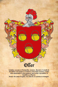 Escudo heráldico del apellido OLLER