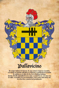 Escudo heráldico del apellido PALLAVICINO