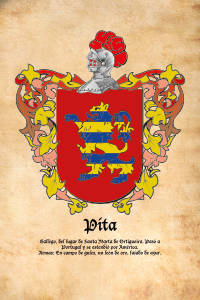 Escudo heráldico del apellido PITA