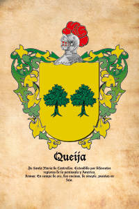 Escudo heráldico del apellido QUEIJA
