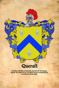 Escudo heráldico del apellido QUERALT