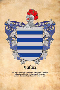 Escudo heráldico del apellido SALAIZ