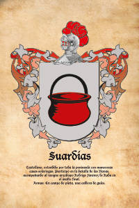Escudo heráldico del apellido SUARDIAS