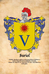 Escudo heráldico del apellido SURIOL