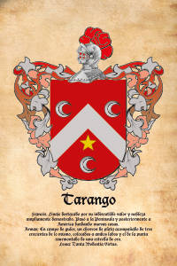 Escudo heráldico del apellido TARANGO