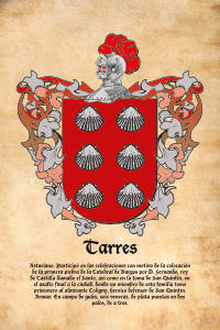Escudo heráldico del apellido TARRES