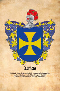 Escudo heráldico del apellido URIAS
