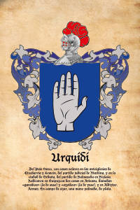 Escudo heráldico del apellido URQUIDI
