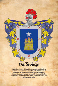 Escudo heráldico del apellido Valdiviezo