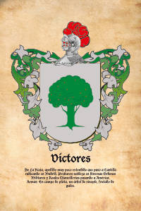 Escudo heráldico del apellido Victores