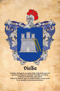Escudo heráldico del apellido VIELBA
