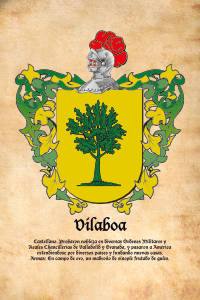 Escudo heráldico del apellido VILABOA