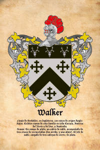 Escudo heráldico del apellido WALKER