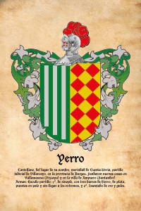 Escudo heráldico del apellido YERRO