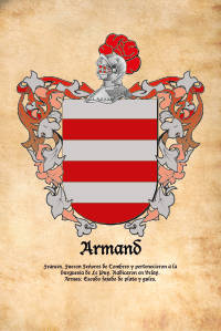 Escudo heráldico del apellido ARMAND
