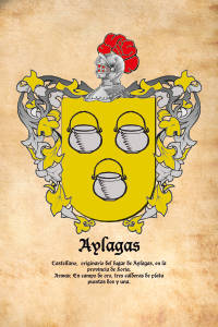 Escudo heráldico del apellido AYLAGAS