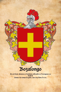 Escudo heráldico del apellido Bozalongo