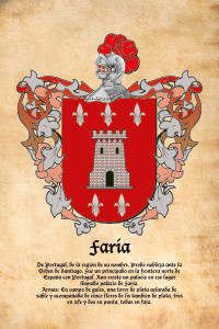 Escudo heráldico del apellido FARIA