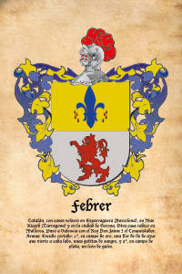 Escudo heráldico del apellido FEBRER