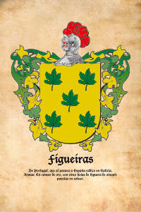 Escudo heráldico del apellido FIGUEIRAS