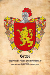 Escudo heráldico del apellido GRACE