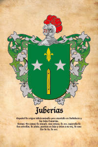 Escudo heráldico del apellido JUBERIAS