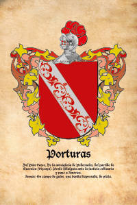 Escudo heráldico del apellido PORTURAS