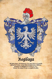 Escudo heráldico del apellido REGILAGA
