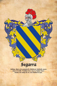 Escudo heráldico del apellido SEGARRA