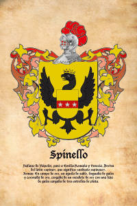 Escudo heráldico del apellido SPINELLO